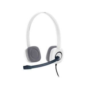 Logitech Stereo Headset H150 | In-Line Audio Controls, Noise-Cancelling Microphone, 3.5mm Audio Jack, Adjustable Headband
